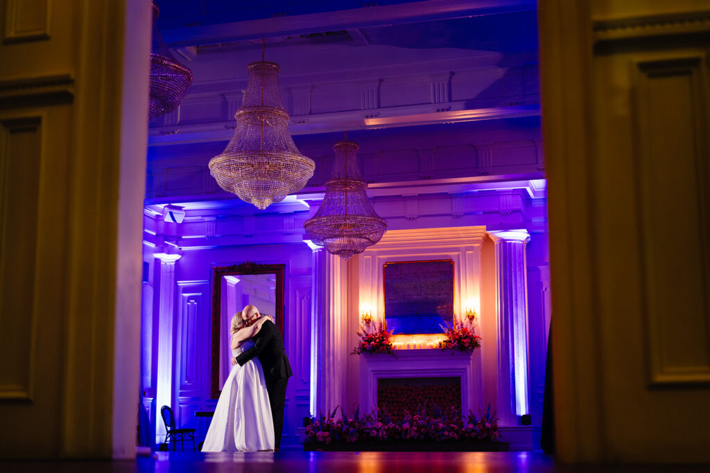Wedding Reception Dance Floor at The Mason Dallas by North Texas Documentary Wedding Photographer The MacMeekens