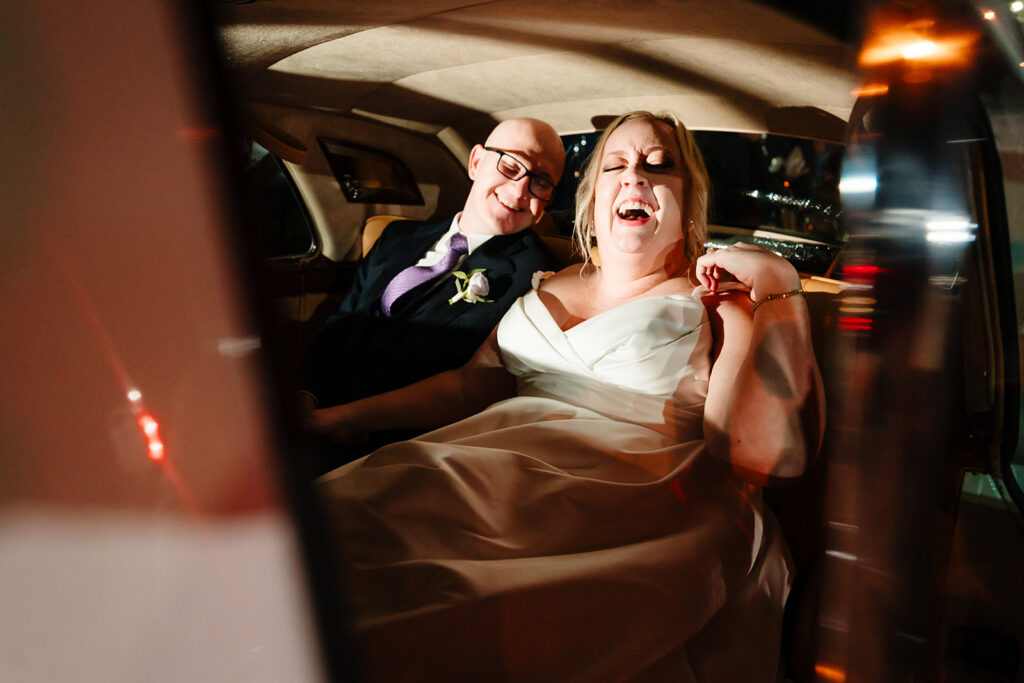 Couples Final Exit from Reception at The Mason Dallas by North Texas Documentary Wedding Photographer The MacMeekens