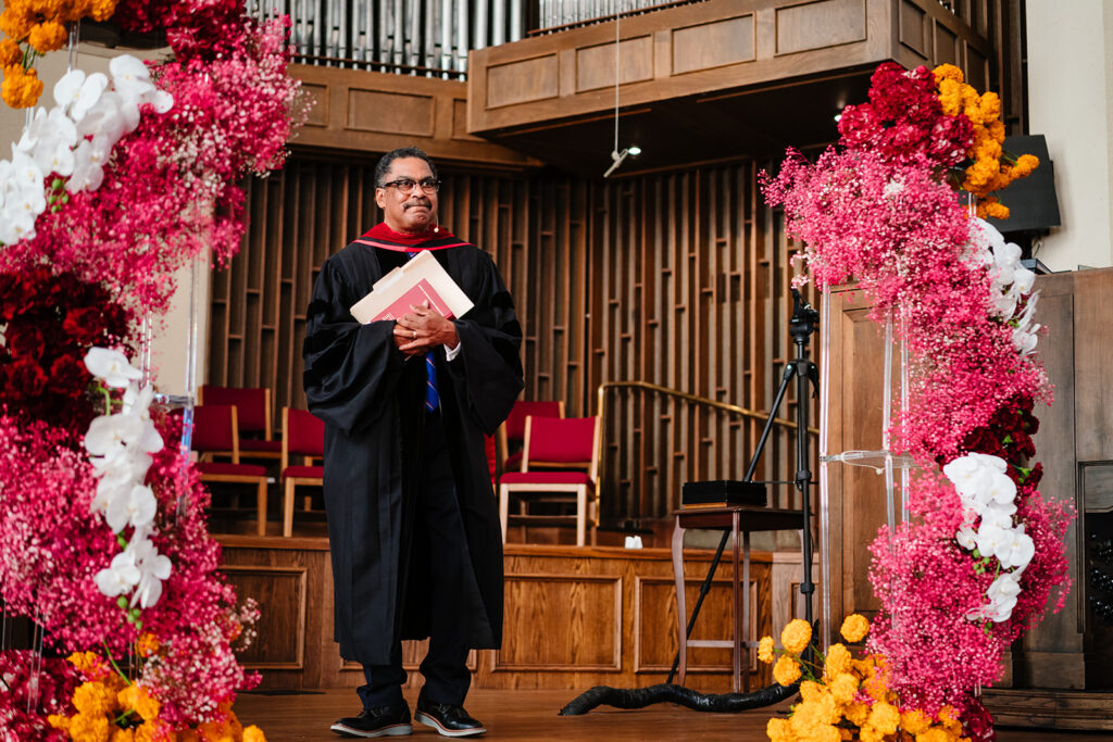 Cultural fusion wedding ceremony at Tyler Street Church in Dallas