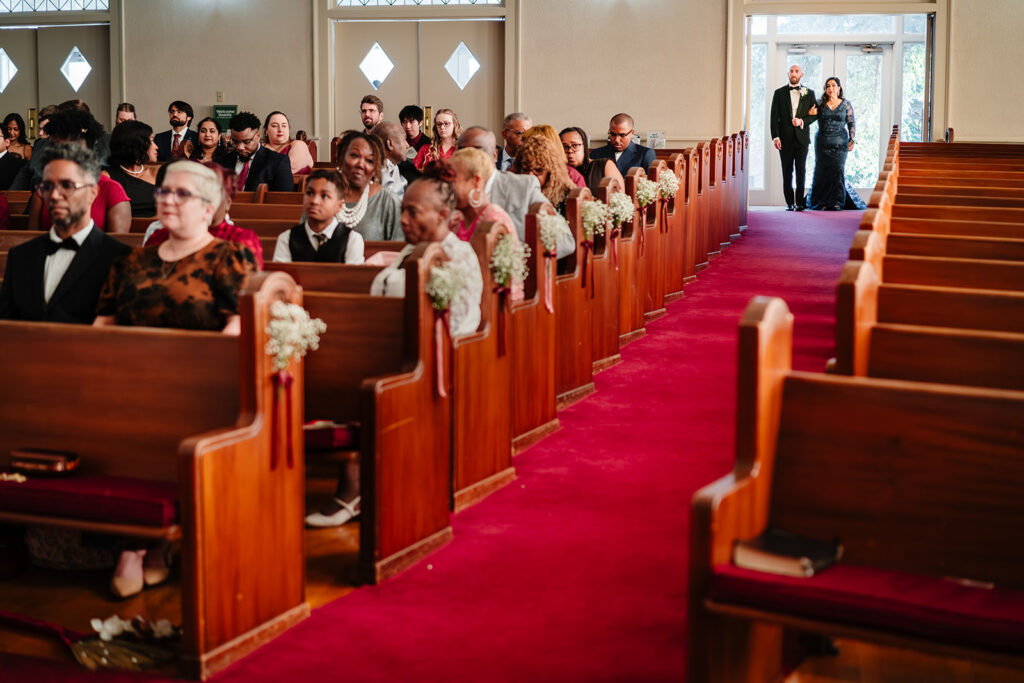 Cultural fusion wedding ceremony at Tyler Street Church in Dallas