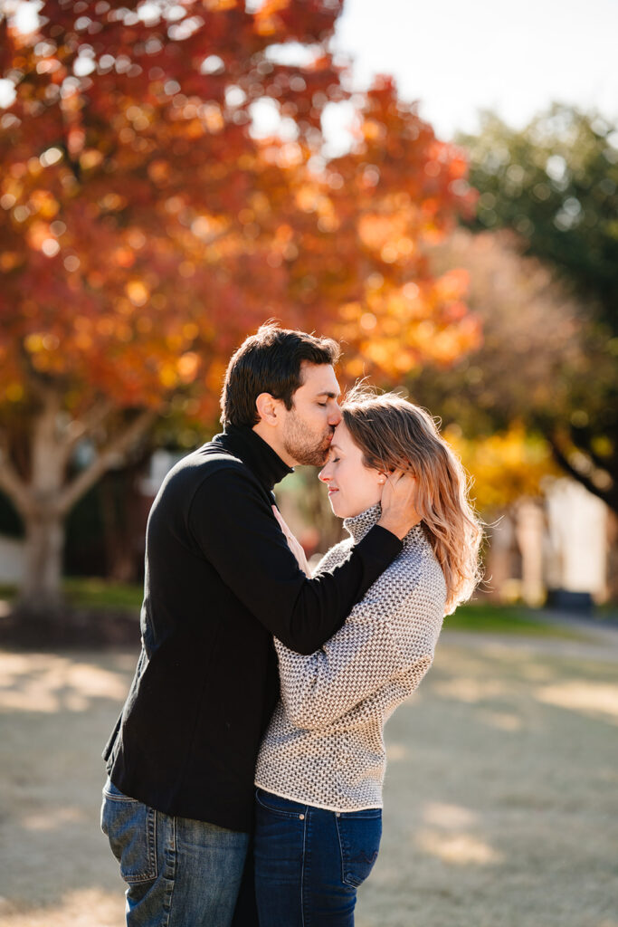 Coffee Shop Engagement Session at White Rhino Coffee in Uptown Dallas by DFW Wedding Photographer