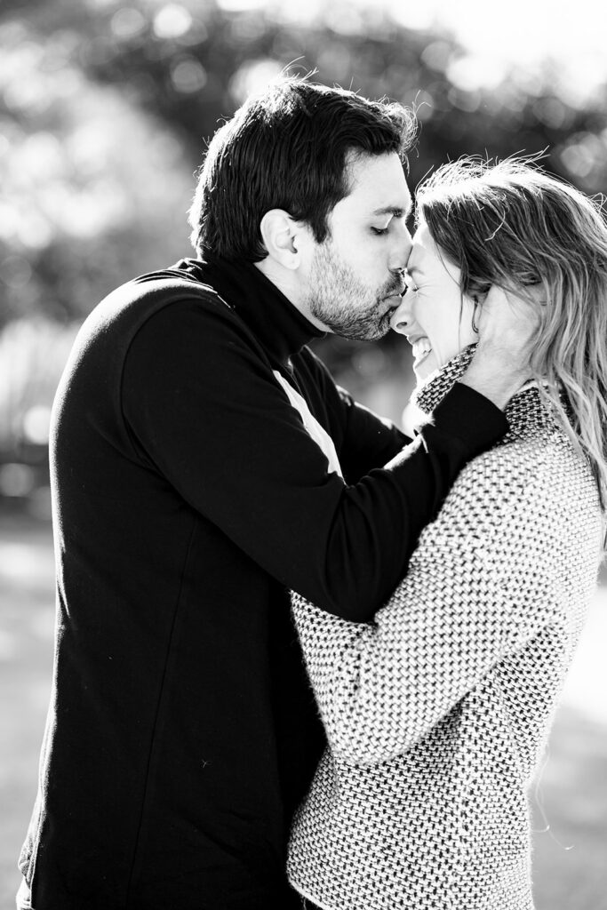 Coffee Shop Engagement Session at White Rhino Coffee in Uptown Dallas by DFW Wedding Photographer