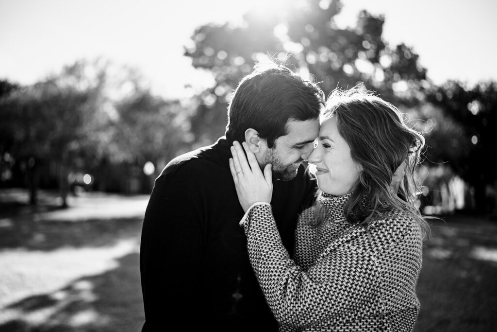 Coffee Shop Engagement Session at White Rhino Coffee in Uptown Dallas by DFW Wedding Photographer
