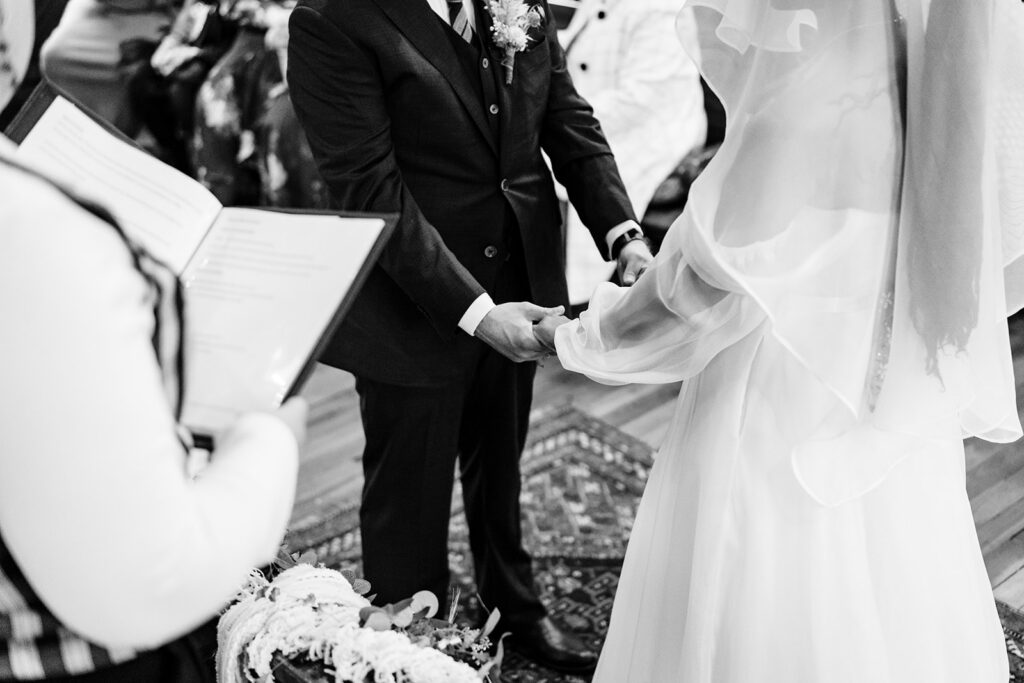 wedding at Historic Frankford Chapel in Dallas by autism friendly wedding photographers the macmeekens