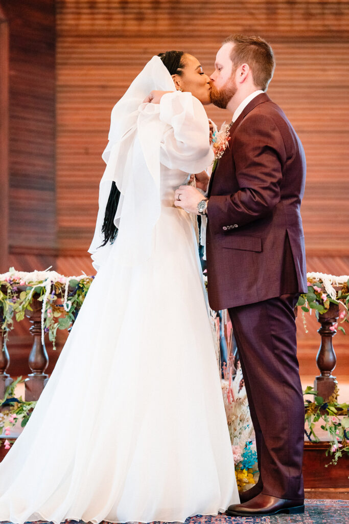 wedding at Historic Frankford Chapel in Dallas by autism friendly wedding photographers the macmeekens