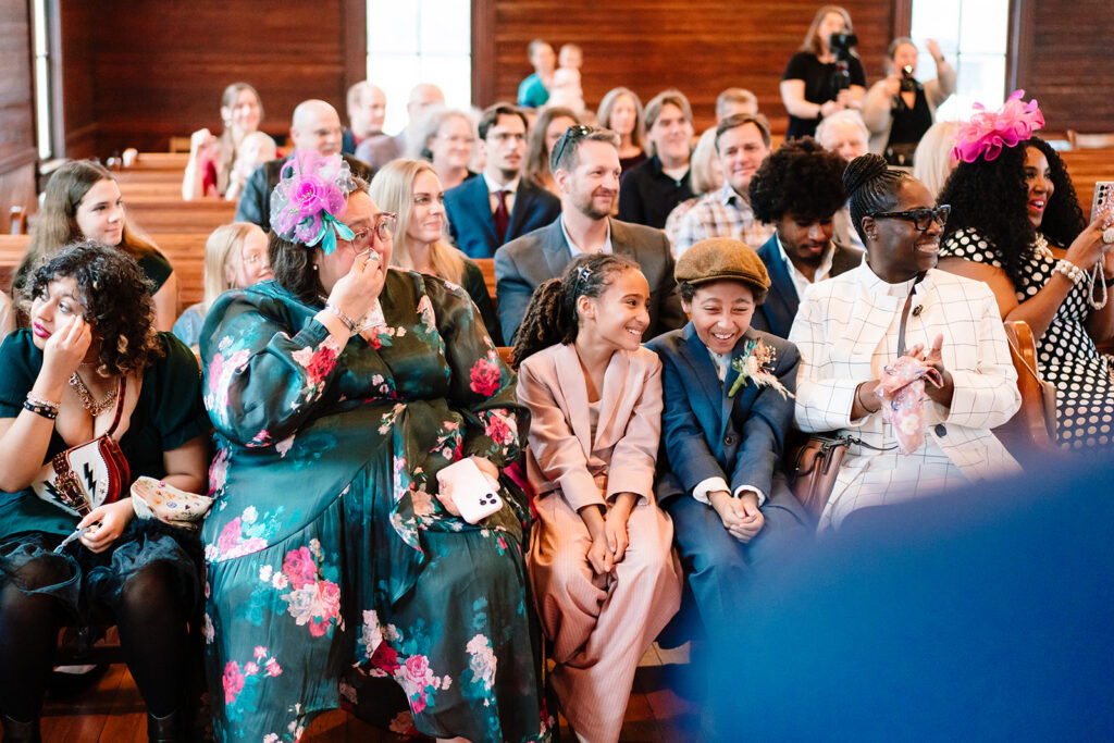 wedding at Historic Frankford Chapel in Dallas by autism friendly wedding photographers the macmeekens