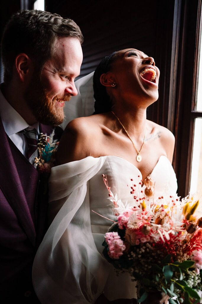 wedding at Historic Frankford Chapel in Dallas by autism friendly wedding photographers the macmeekens