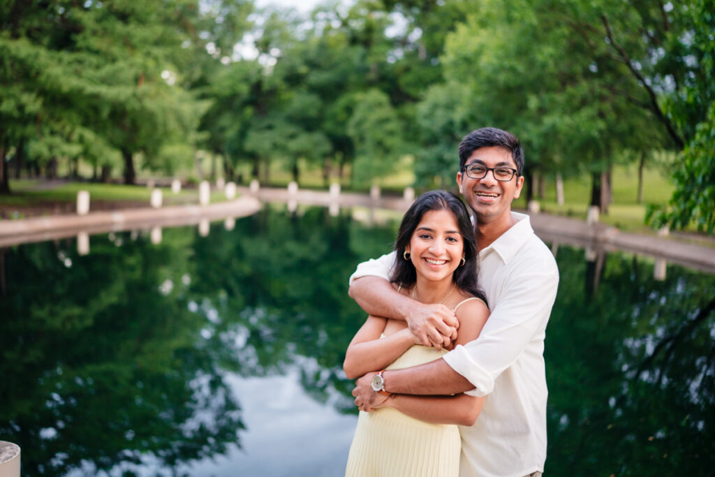 DFW South Asian Engagement Session at The Kimbell Art Museum in Fort Worth