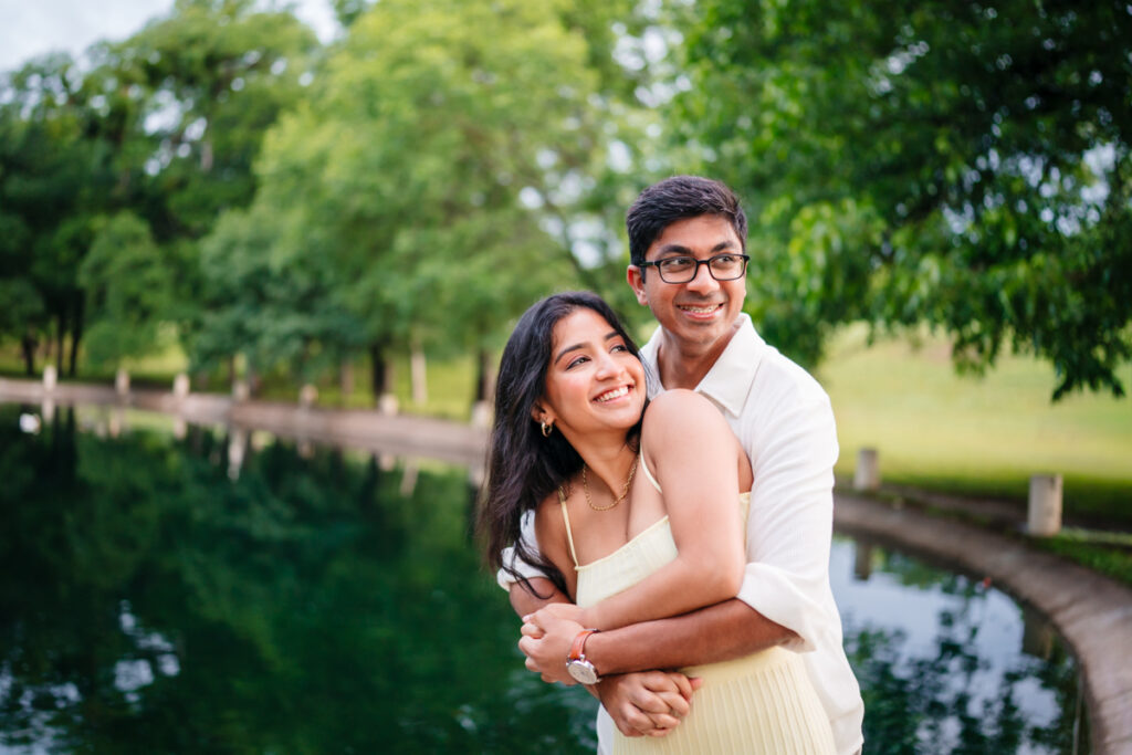 DFW South Asian Engagement Session at The Kimbell Art Museum in Fort Worth