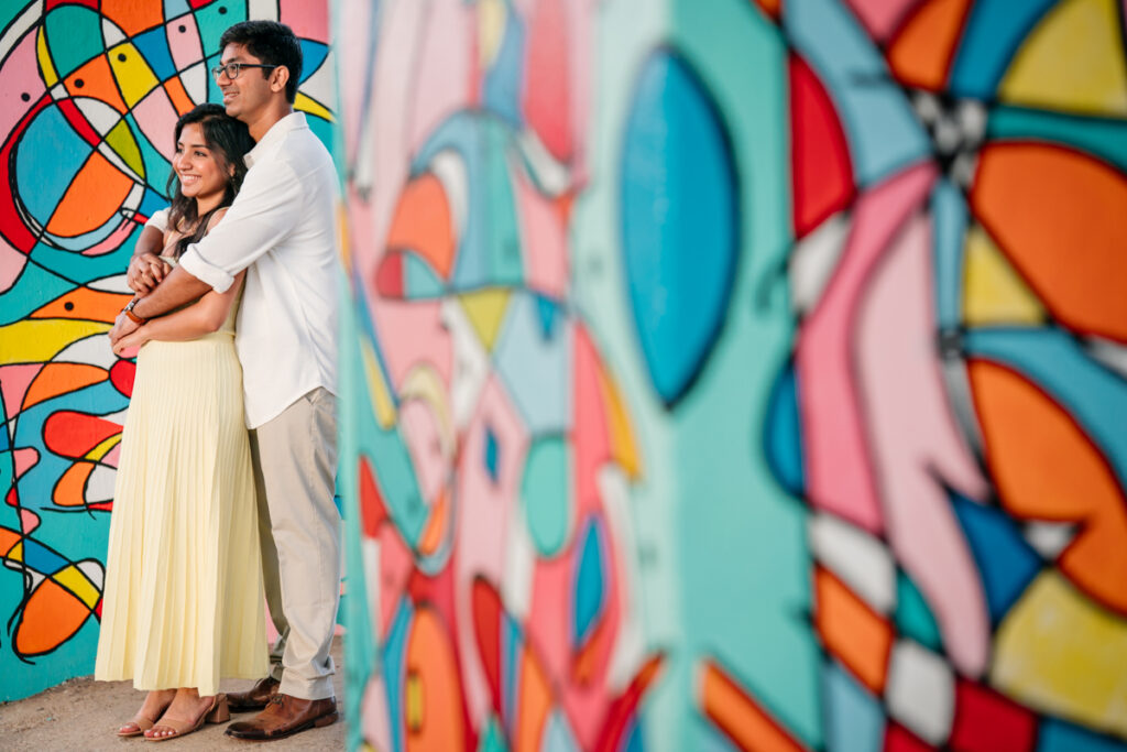 DFW South Asian Engagement Session at The Kimbell Art Museum in Fort Worth
