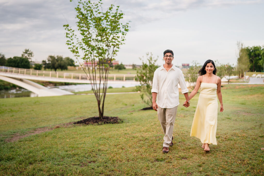 DFW South Asian Engagement Session at The Kimbell Art Museum in Fort Worth