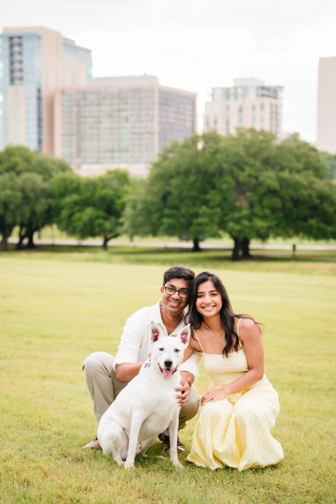 DFW South Asian Engagement Session at The Kimbell Art Museum in Fort Worth