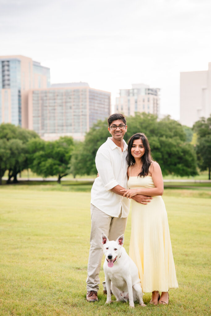 DFW South Asian Engagement Session at The Kimbell Art Museum in Fort Worth