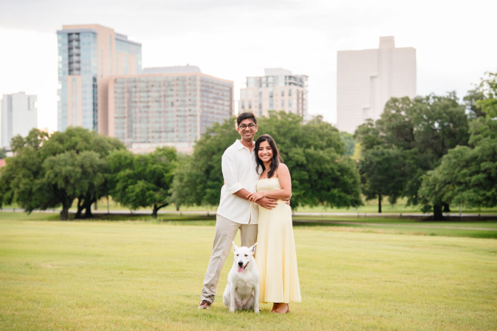 DFW South Asian Engagement Session at The Kimbell Art Museum in Fort Worth