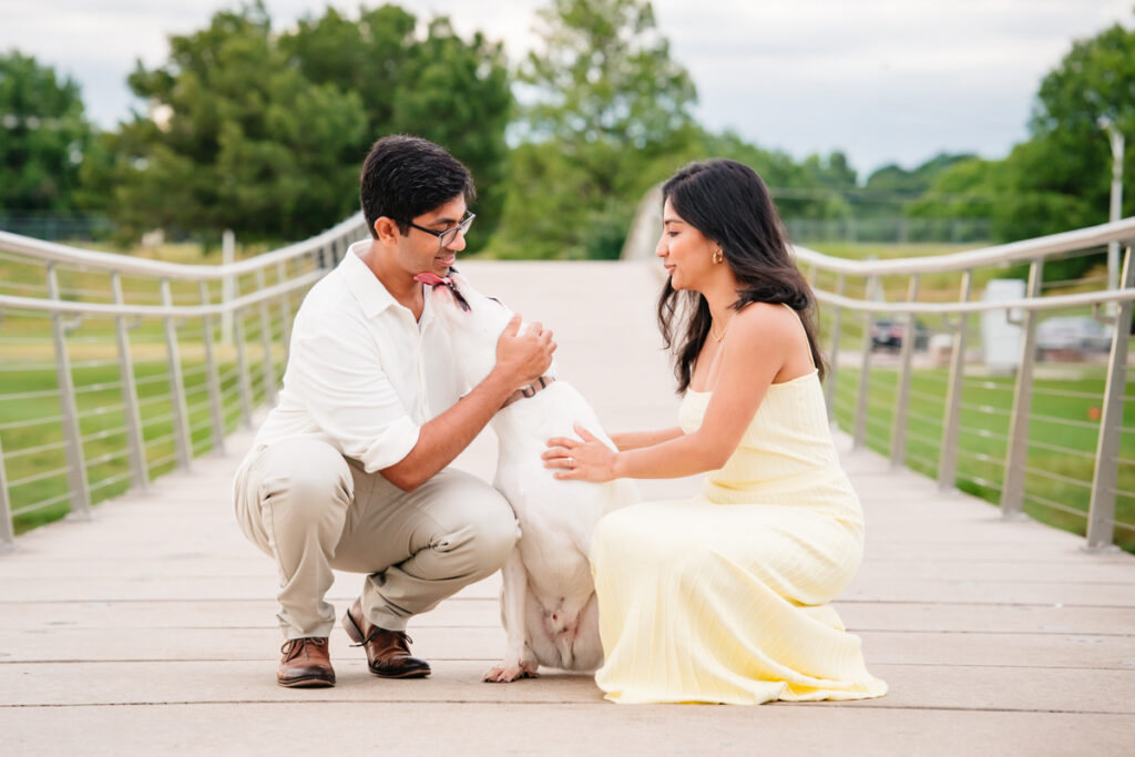 DFW South Asian Engagement Session at The Kimbell Art Museum in Fort Worth
