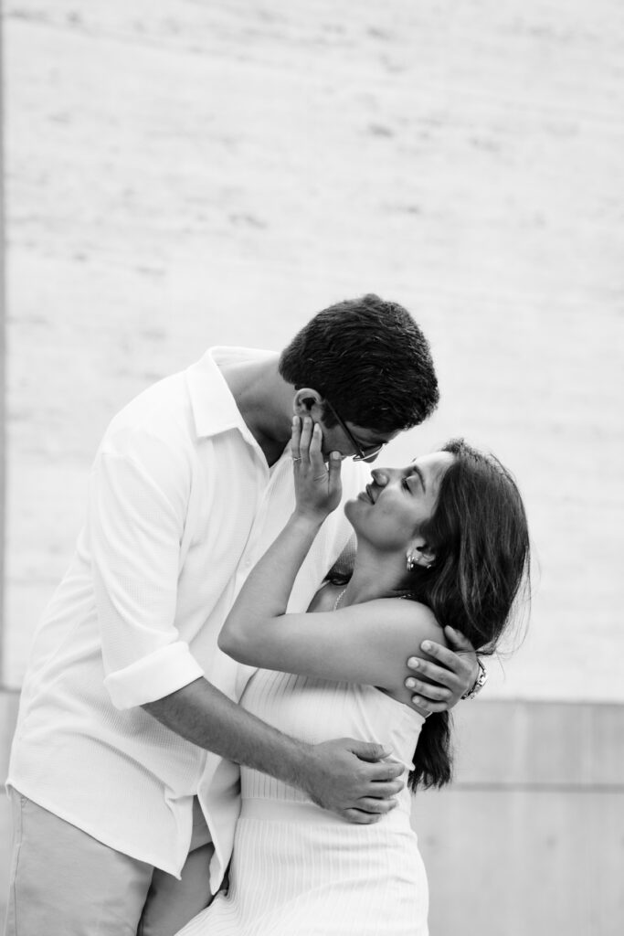 DFW South Asian Engagement Session at The Kimbell Art Museum in Fort Worth