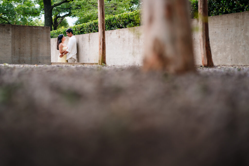 DFW South Asian Engagement Session at The Kimbell Art Museum in Fort Worth