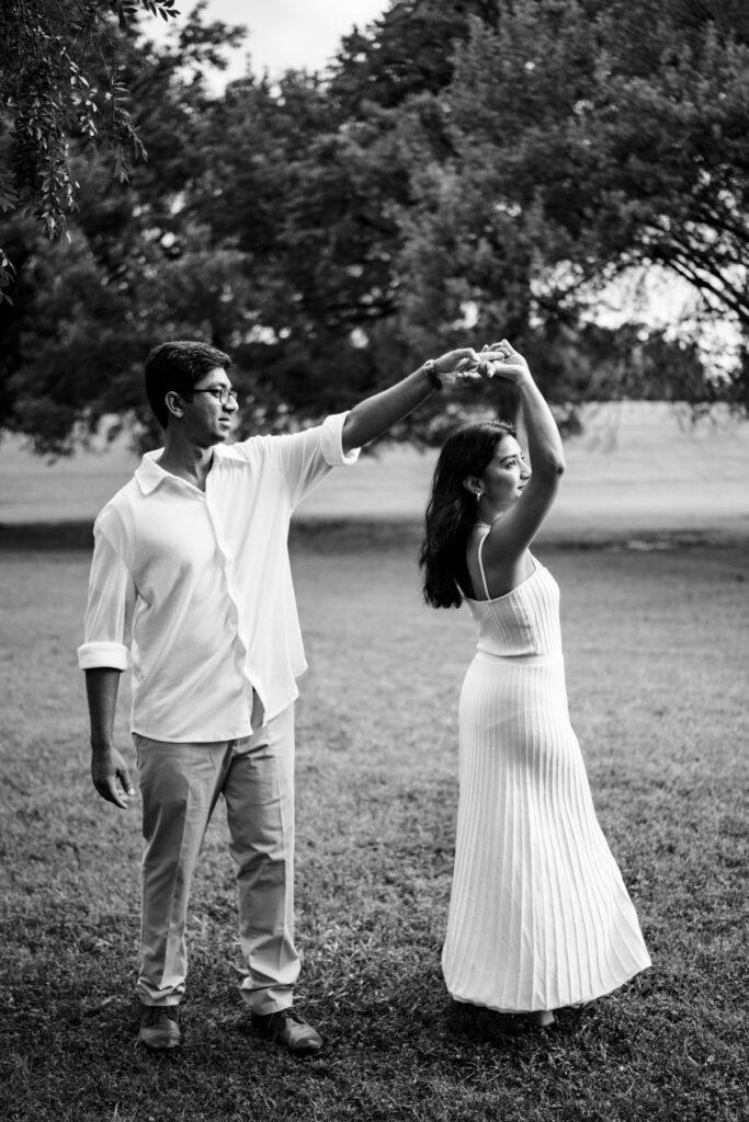 DFW South Asian Engagement Session at The Kimbell Art Museum in Fort Worth