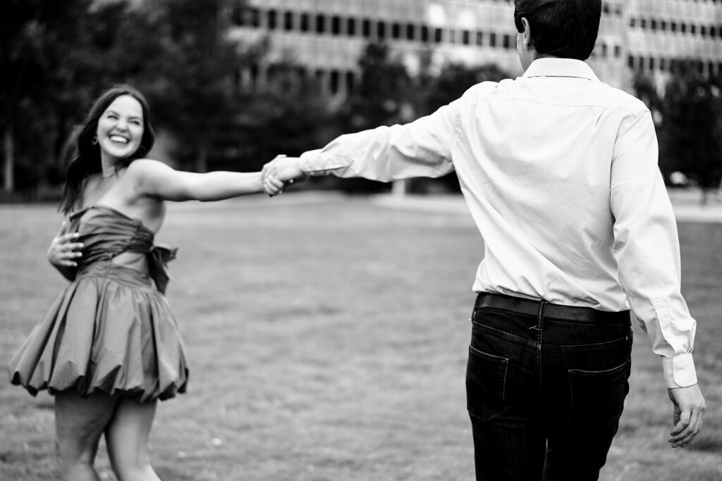 Dallas Engagement Session at Texas Discovery Gardens in Fair Park