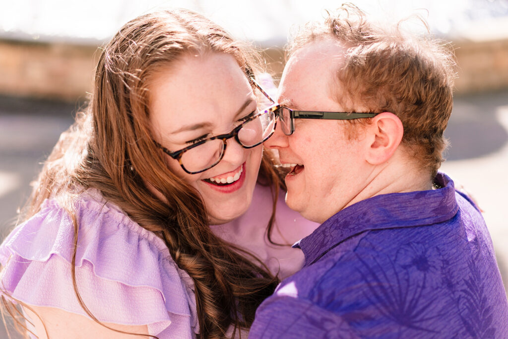 Fort Worth engagement session at TCU Campus Texas Christian University