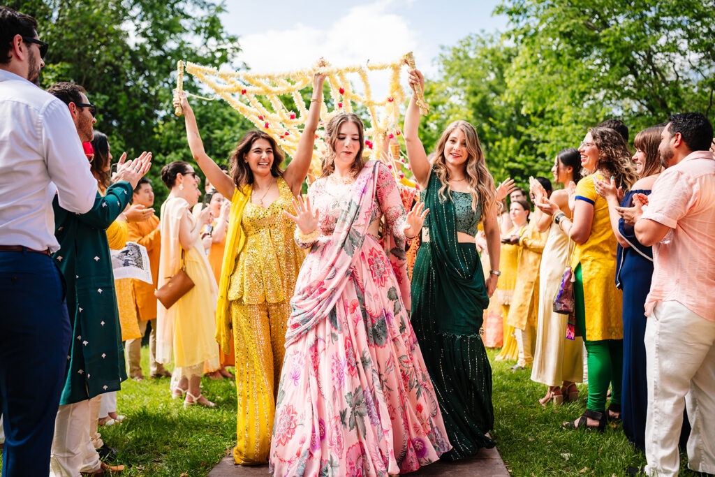 DFW Cinematic Documentary Wedding Photography Multicultural South Asian Muslim Jewish Wedding Pithi at Arrowwood Weddings and Events in Palmer Texas