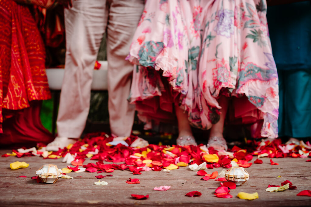 DFW Cinematic Documentary Wedding Photography Multicultural South Asian Muslim Jewish Wedding Pithi at Arrowwood Weddings and Events in Palmer Texas