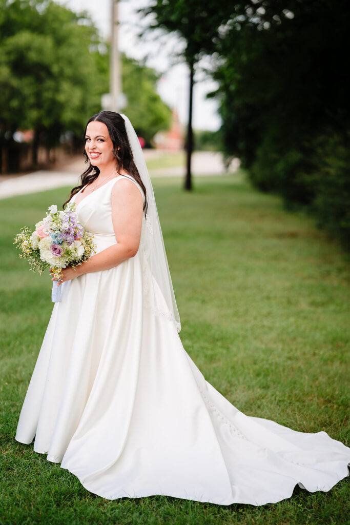 Bride and Bridesmaids Portraits during North Texas LGBTQ Wedding at The Filter Building on White Rock Lake by Dallas Inclusive Wedding Photographers