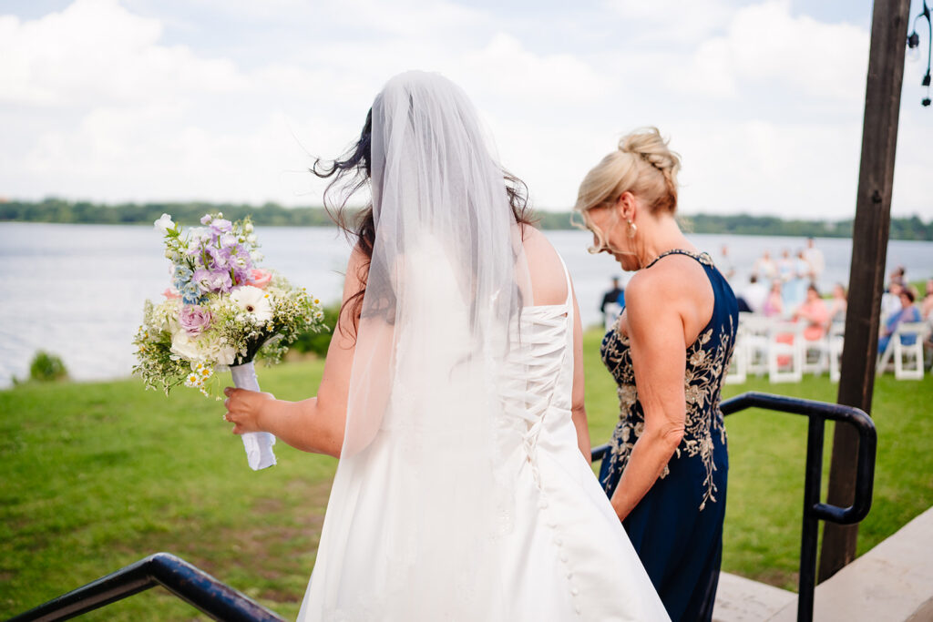 North Texas LGBTQ Wedding Ceremony at The Filter Building on White Rock Lake by Dallas Inclusive Wedding Photographers