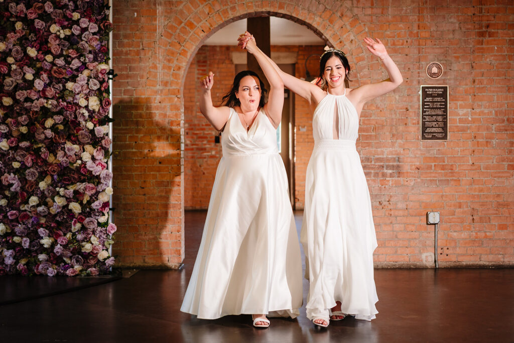 North Texas LGBTQ Wedding Reception at The Filter Building on White Rock Lake by Dallas Inclusive Wedding Photographers
