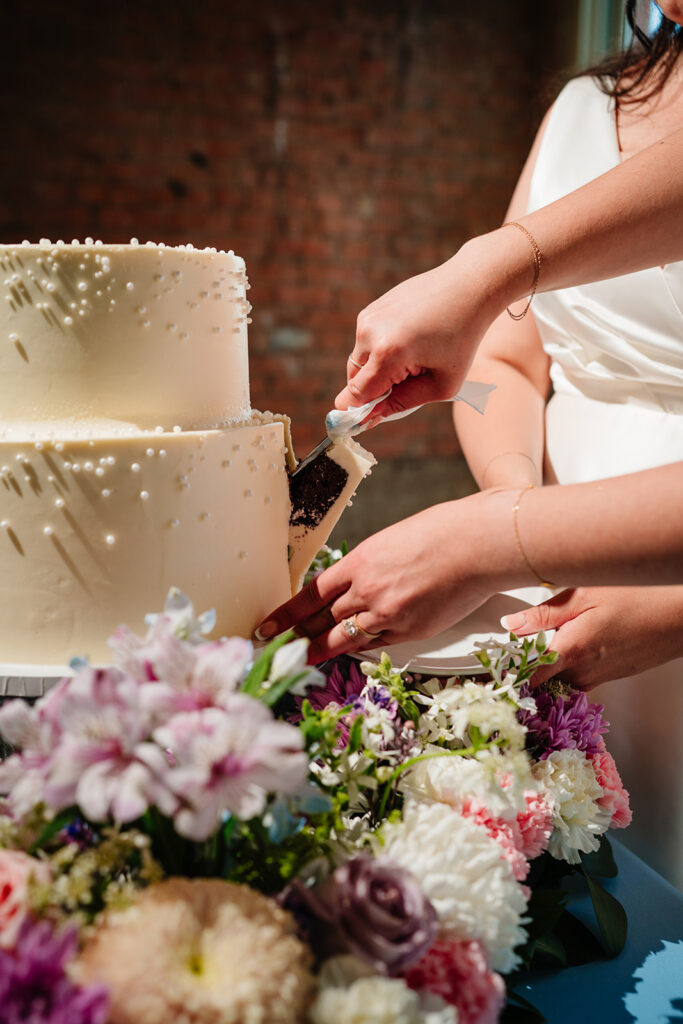 North Texas LGBTQ Wedding Reception at The Filter Building on White Rock Lake by Dallas Inclusive Wedding Photographers