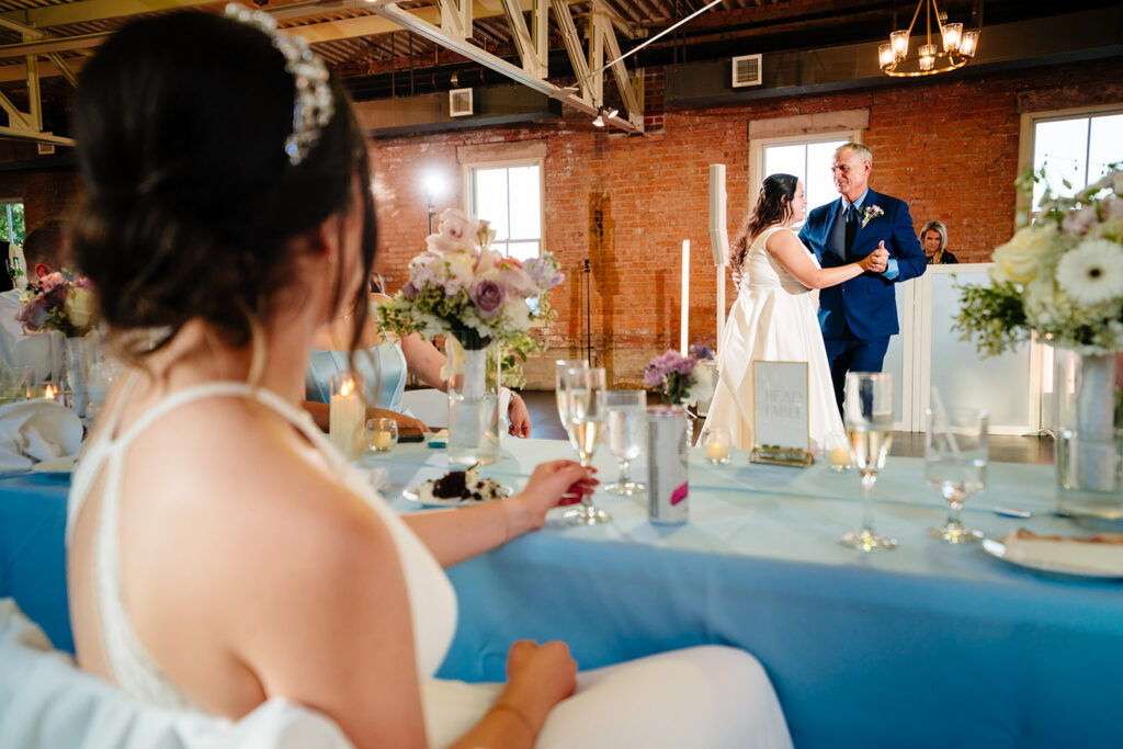 North Texas LGBTQ Wedding Reception at The Filter Building on White Rock Lake by Dallas Inclusive Wedding Photographers