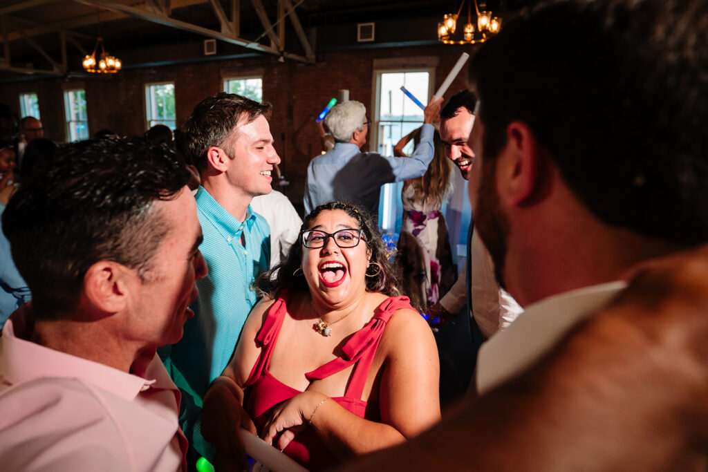 North Texas LGBTQ Wedding Reception at The Filter Building on White Rock Lake by Dallas Inclusive Wedding Photographers