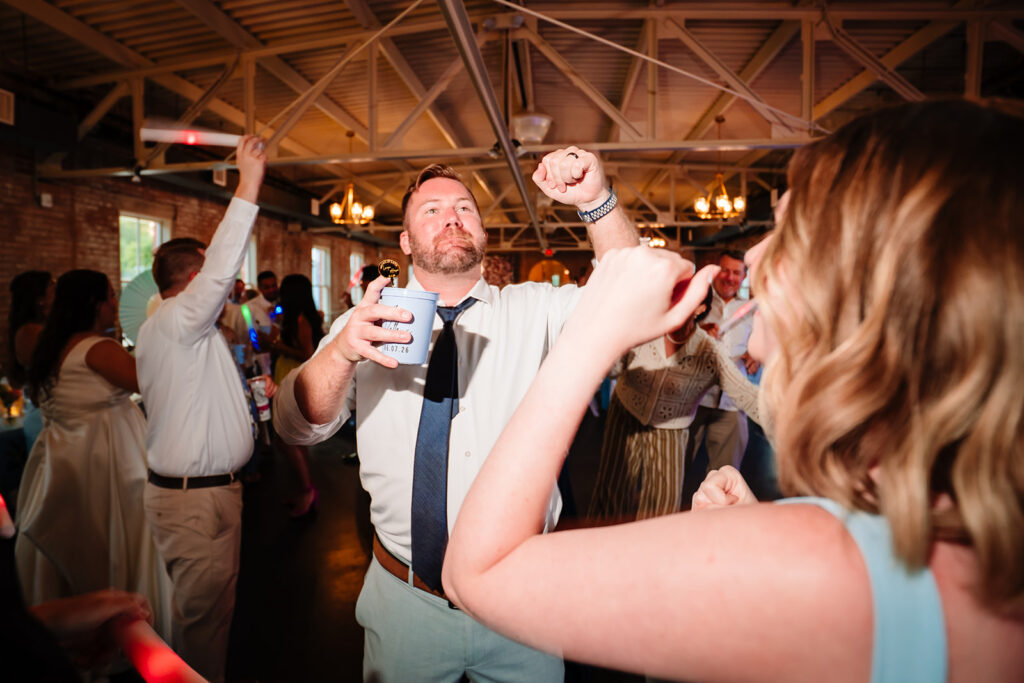 North Texas LGBTQ Wedding Reception at The Filter Building on White Rock Lake by Dallas Inclusive Wedding Photographers