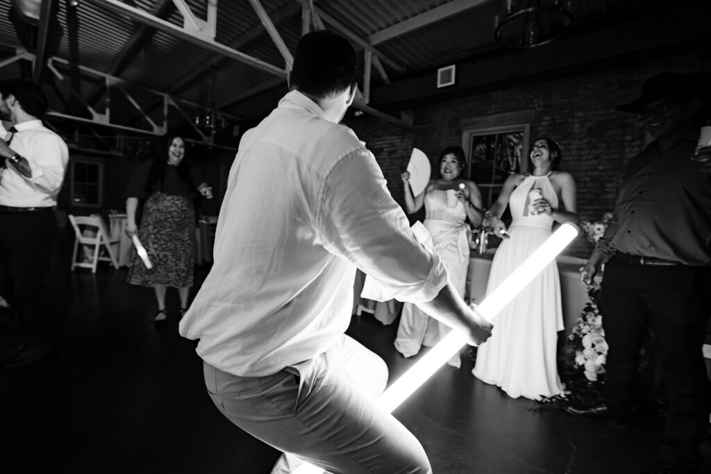 North Texas LGBTQ Wedding Reception at The Filter Building on White Rock Lake by Dallas Inclusive Wedding Photographers