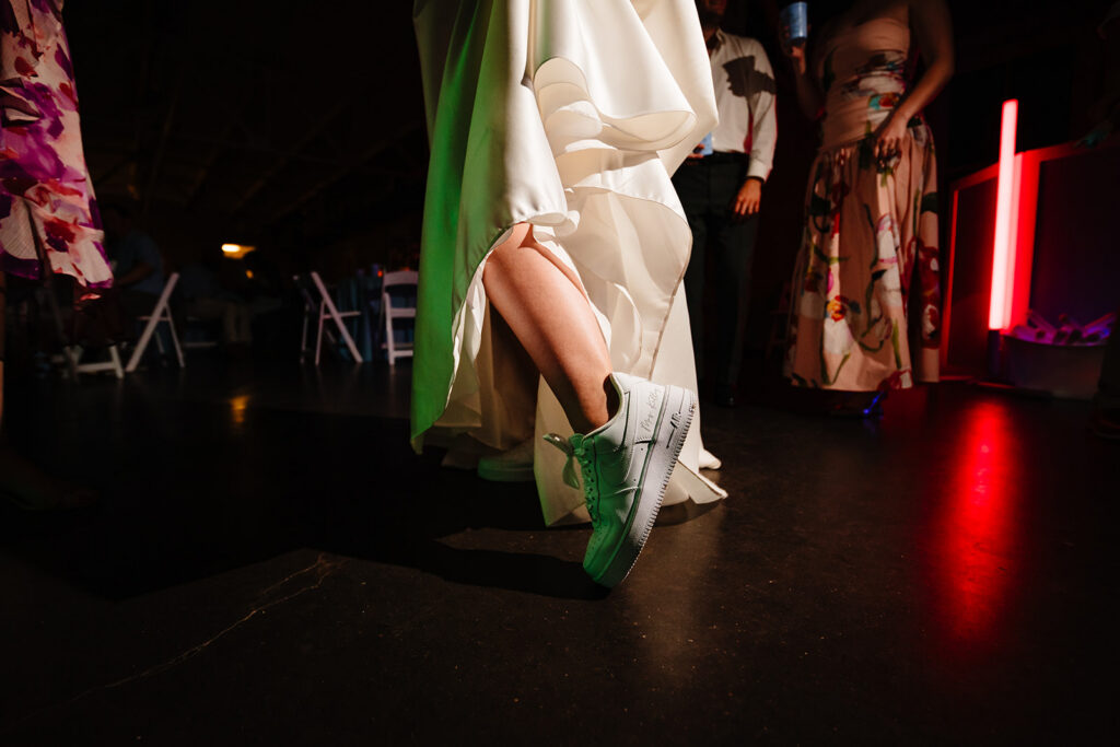 North Texas LGBTQ Wedding Reception Bridal Details at The Filter Building on White Rock Lake by Dallas Inclusive Wedding Photographers