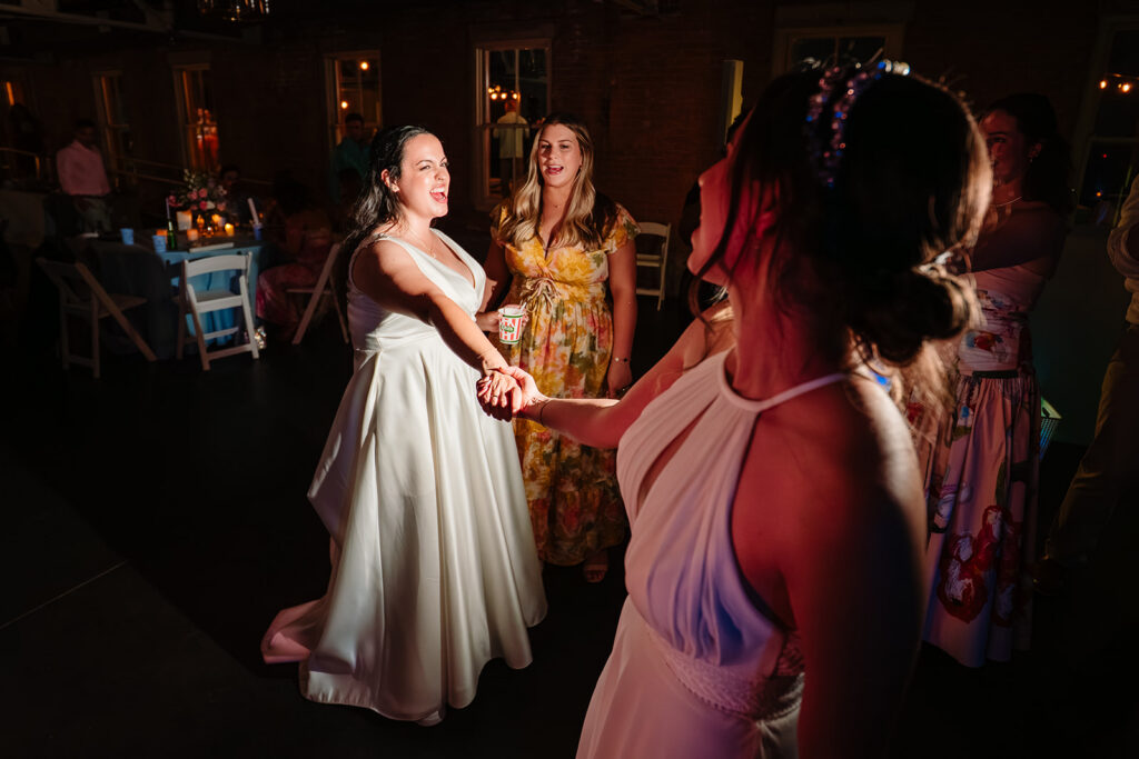 North Texas LGBTQ Wedding Reception at The Filter Building on White Rock Lake by Dallas Inclusive Wedding Photographers