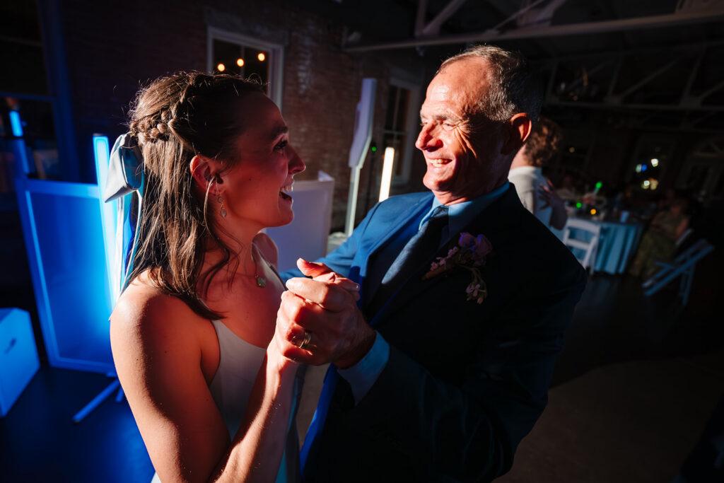 North Texas LGBTQ Wedding Reception at The Filter Building on White Rock Lake by Dallas Inclusive Wedding Photographers