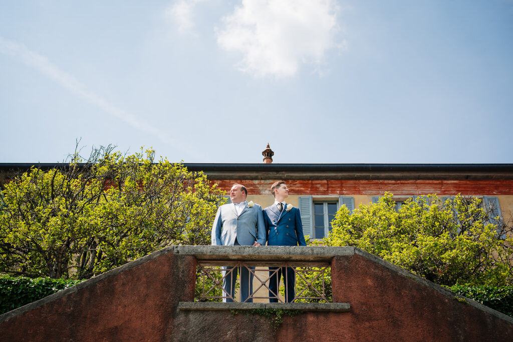 LGBTQ Italian Destination Wedding at Villa Regina Teodolinda on Lake Como Italy by Inclusive Destination Wedding Photographers