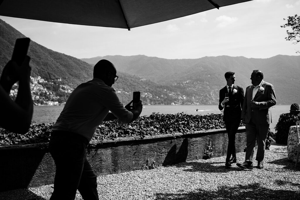 LGBTQ Italian Destination Wedding at Villa Regina Teodolinda on Lake Como Italy by Inclusive Destination Wedding Photographers
