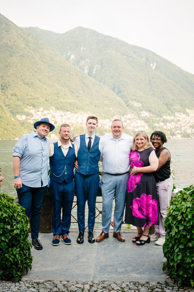 LGBTQ Italian Destination Wedding at Villa Regina Teodolinda on Lake Como Italy by Inclusive Destination Wedding Photographers