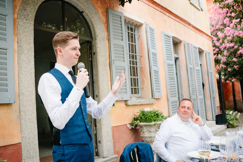 LGBTQ Italian Destination Wedding at Villa Regina Teodolinda on Lake Como Italy by Inclusive Destination Wedding Photographers