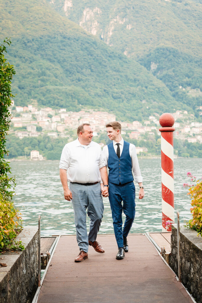 LGBTQ Italian Destination Wedding at Villa Regina Teodolinda on Lake Como Italy by Inclusive Destination Wedding Photographers