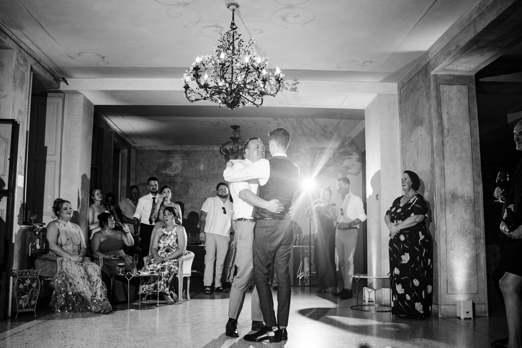 LGBTQ Italian Destination Wedding at Villa Regina Teodolinda on Lake Como Italy by Inclusive Destination Wedding Photographers