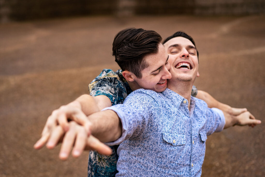 Downtown Fort Worth Queer Engagement Session