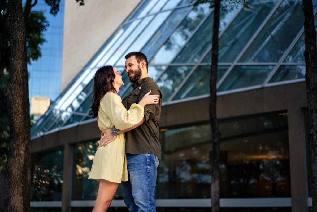 Creative Downtown Dallas Urban Engagement Session