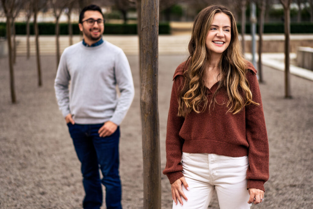 Cozy Winter Fort Worth Engagement Session