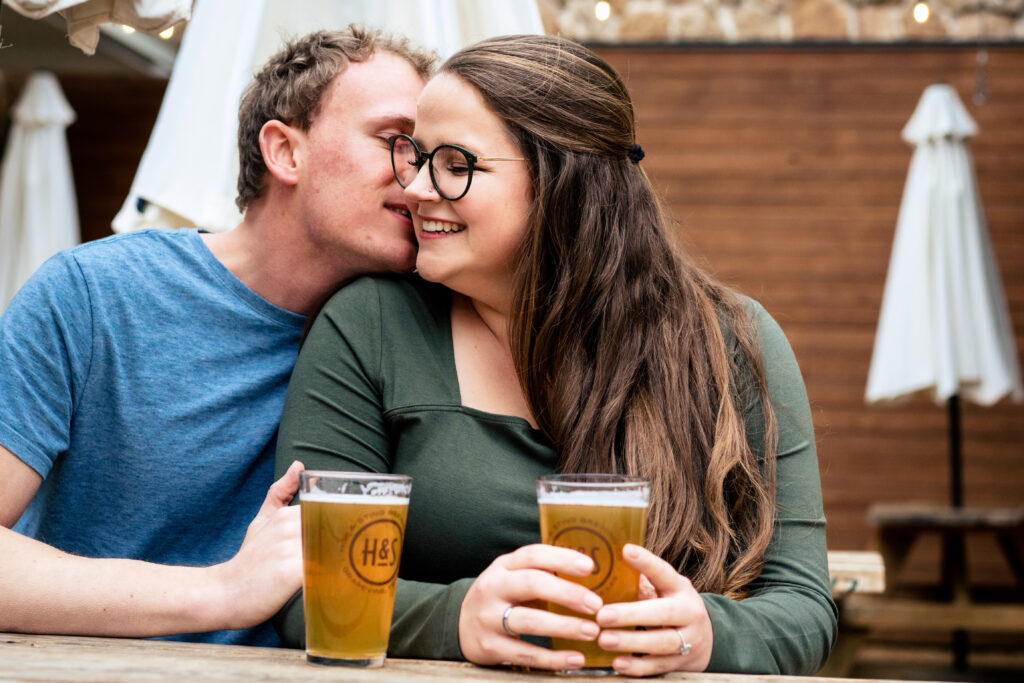 Grapevine Brewery Engagement Session