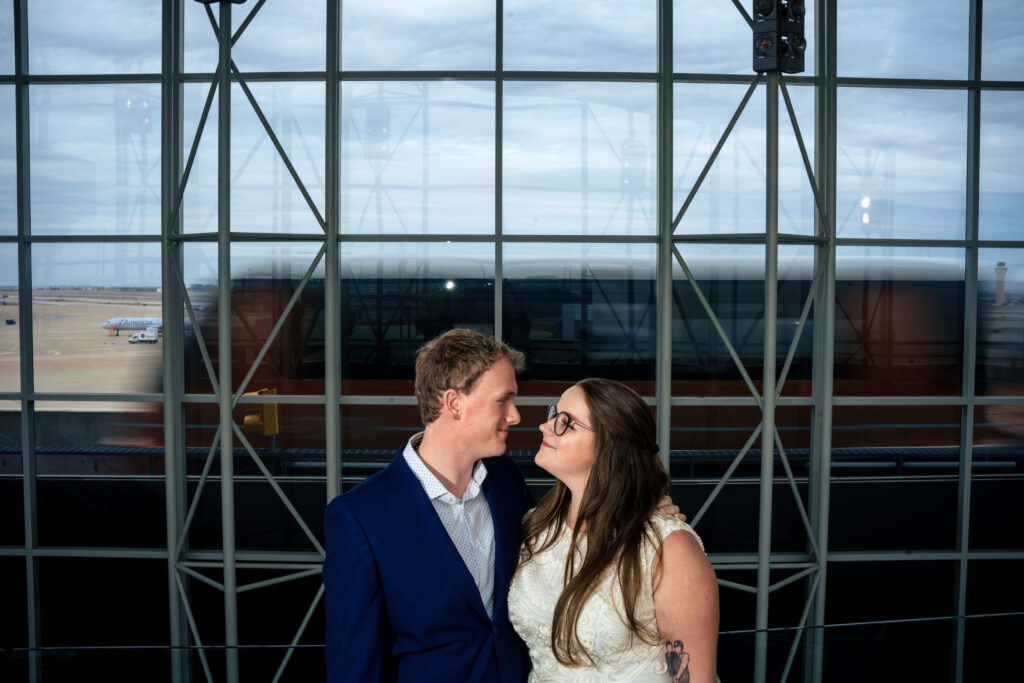 Dallas Fort Worth Airport Engagement Session