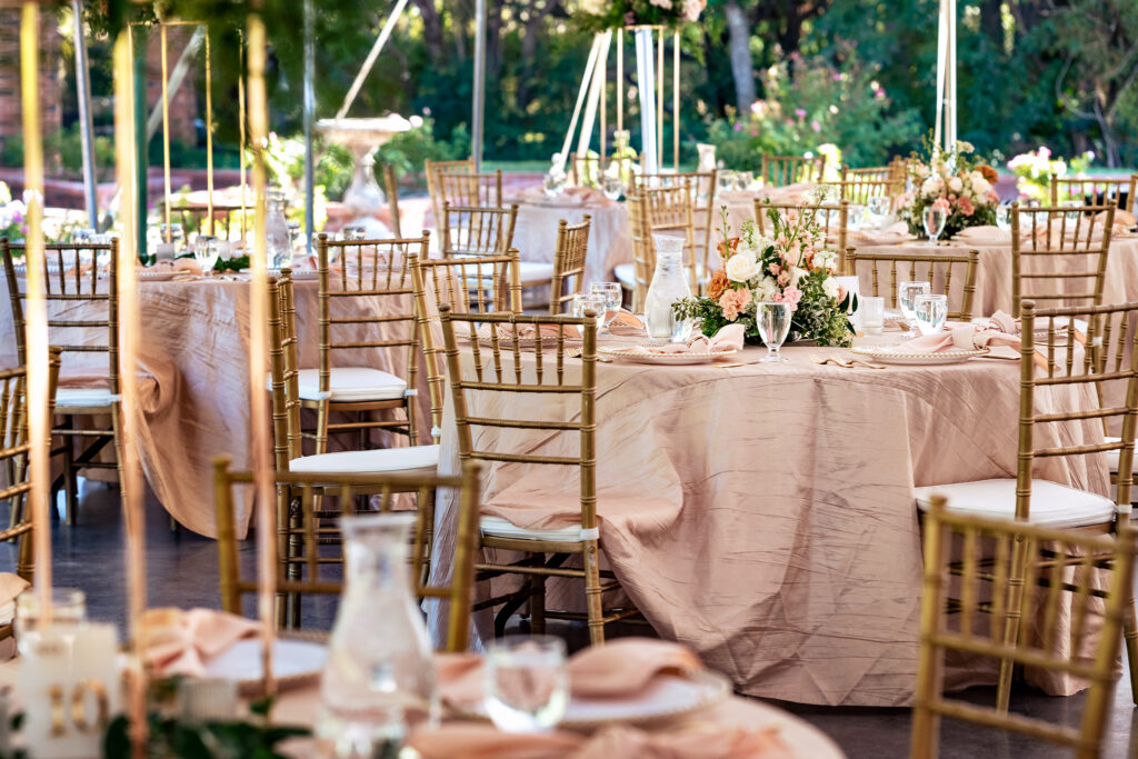 Clark Gardens Tent Wedding Reception