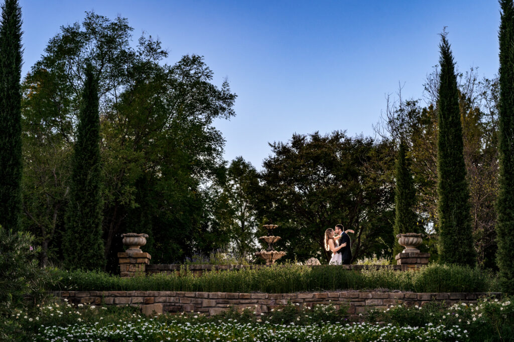 Documentary Texas Wedding Portraits at Clark Gardens
